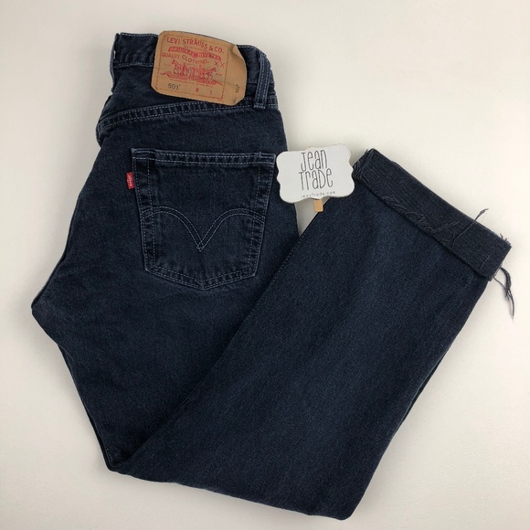 Levi's Denim - Levi's 501 distressed high waist jeans